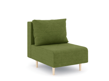 Кресло для отдыха Милли без подлокотников, рогожка Люкс