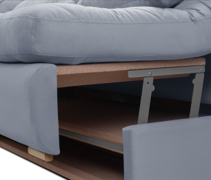 Модульный угловой диван Борнео со спальным местом, велюр