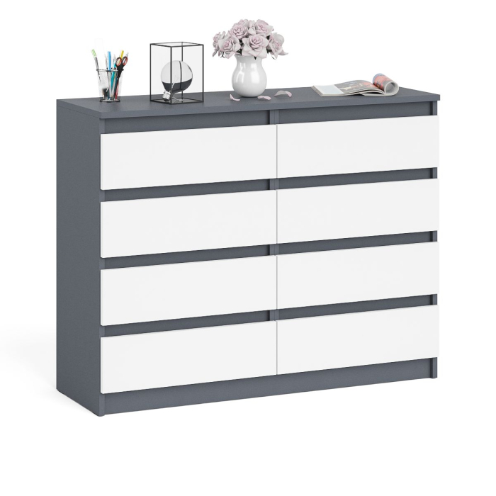 Комоды, Комод восемь выдвижных ящиков Мори МК1200.8