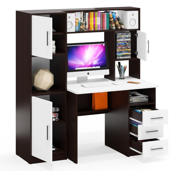 Прямые компьютерные столы, Компьютерный стол с колонкой СК-9