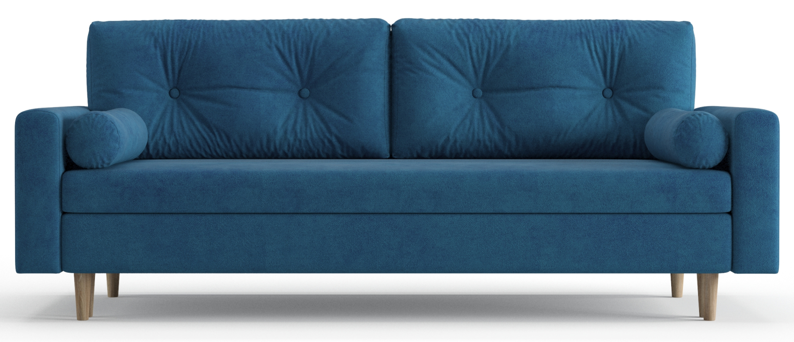 Диваны еврокнижки, Диван-кровать Таврида, пружинный блок, велюр