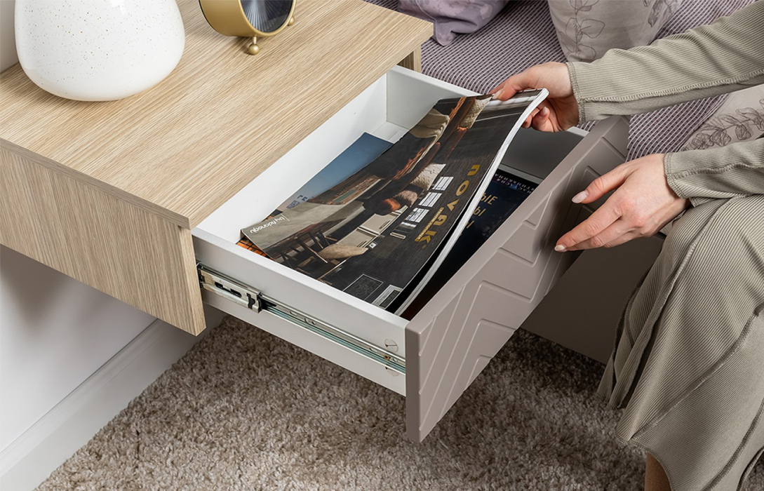 Прикроватные тумбы, Тумба прикроватная подвесная Амьен 16.08