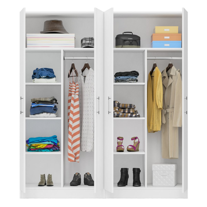 Шкафы распашные, Два 2-х створчатых шкафа для одежды Стандарт