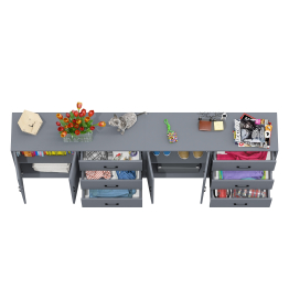 Два комода РВК 123-1204 с ящиками и дверками