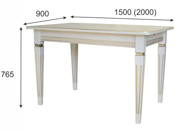 Стол обеденный Мебелик Васко В 87Н