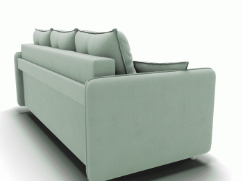 Прямой диван Лотос,НПБ,еврокнижка,велюр