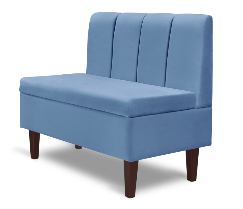 Маленькие диваны, Диван прямой на ножках Лео 88, микровелюр