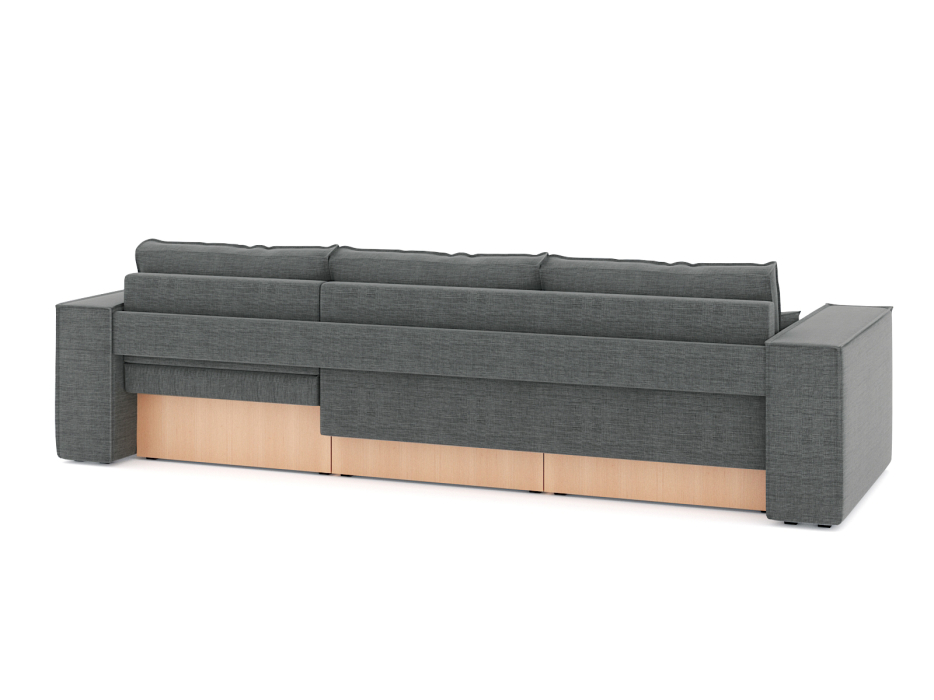 Диваны угловые в гостиную, Диван-кровать угловой Фостер Лофт, еврокнижка рогожка