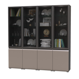 Набор шкафов со стеклом Сидней № 18