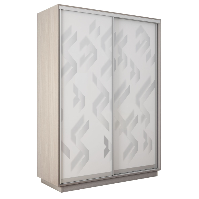 Шкафы-купе 2-х дверные, Шкаф-купе Экспресс 2-х дверный Фотопечать Ленты Стекла 120х45х220