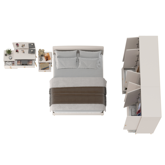 Спальные гарнитуры, Стильная мебель в спальню Афина со спальным местом на 1600