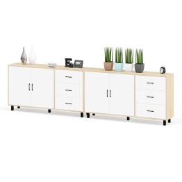 Две тумбы-комода широких РВК 123-1604