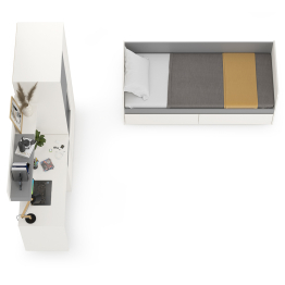 Молодёжная мебель в детскую комнату Торонто № 25