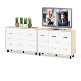 Комод РВК 127-1204 12-ть выдвижных ящика