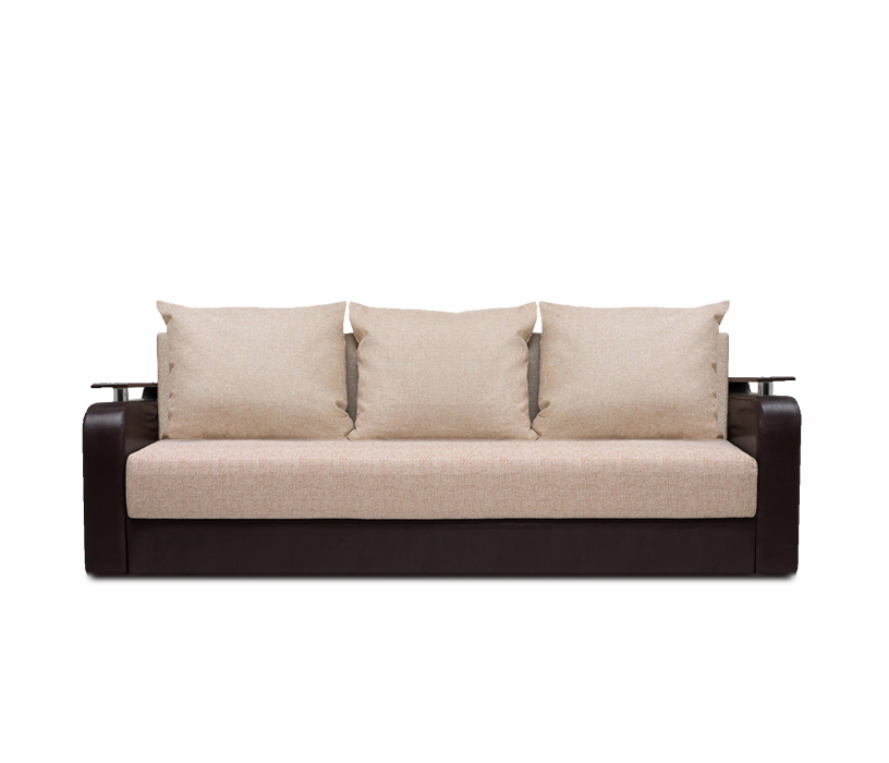 Диваны еврокнижки, Диван-кровать еврокнижка Лорд 150,  рогожка /экокожа