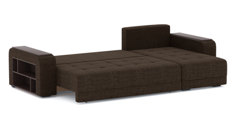 Диван-кровать угловой Дубай еврокнижка, рогожка