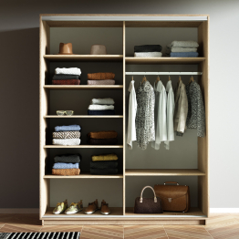 Шкаф-купе Экспресс 2-х дверный Фотопечать Квадрат Стекла 120х60х240