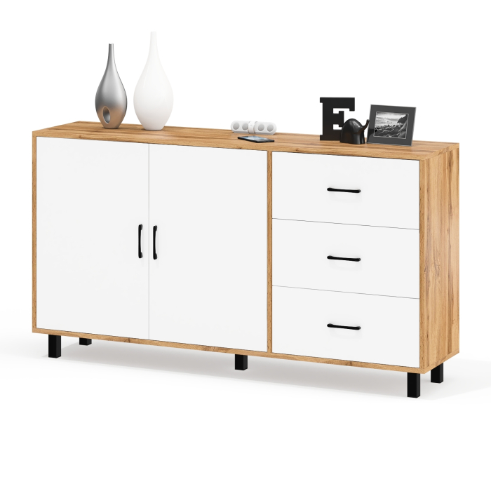 Комоды, Широкий тумба-комод с ящиками и дверками РВК 123-1604