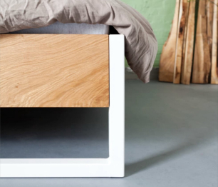 Кровать в стиле лофт Ардено 1.4