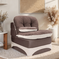 Детские диваны, Бескаркасное кресло-кровать Клиффорд 900*950мм  велюр