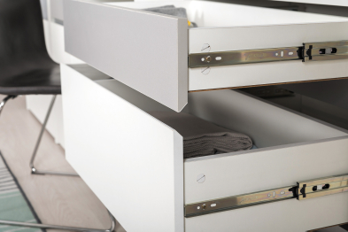 Кровать 800 с комодом и стеллажом Торонто № 24