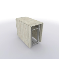 Обеденные столы, Стол книжка трансформер Standart 2 Plus 1850х1000х750