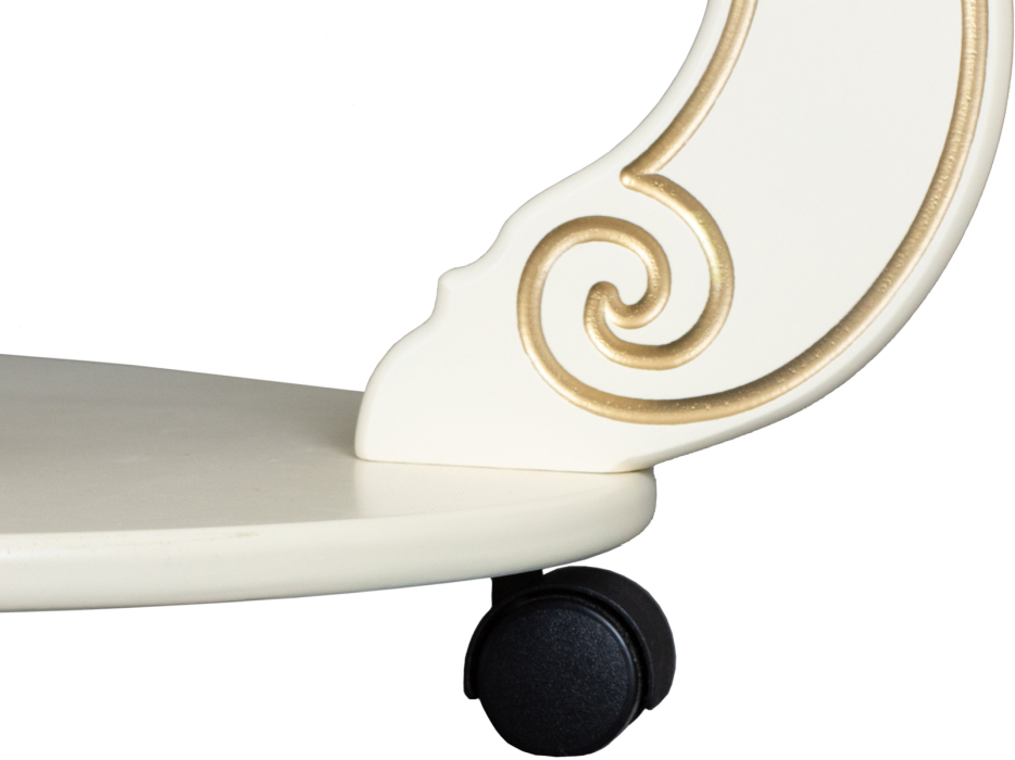 Кофейные столики, Стол журнальный Мебелик Овация (М) на колесах