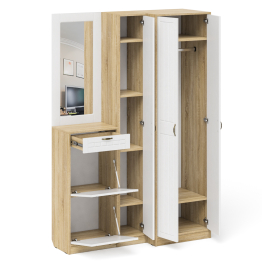 Мебель для прихожей П-6 № 29 МДФ фрезеровка прованс