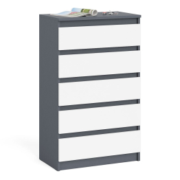 Узкий комод пять ящиков Мори МК700.5