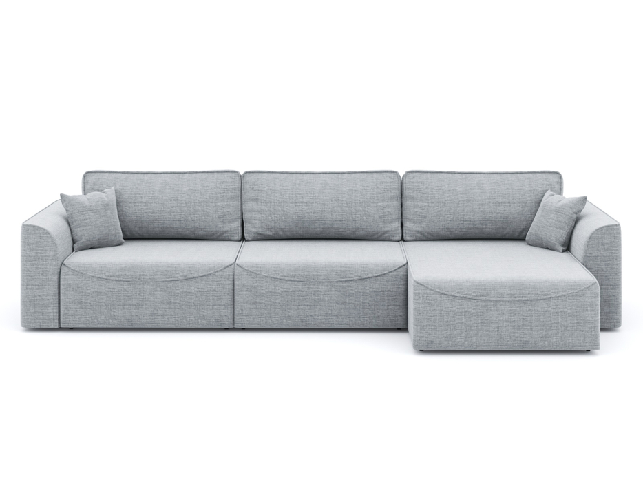 Диваны угловые в гостиную, Диван-кровать угловой Рафаэль 3 секции еврокнижка НПБ, рогожка Люкс