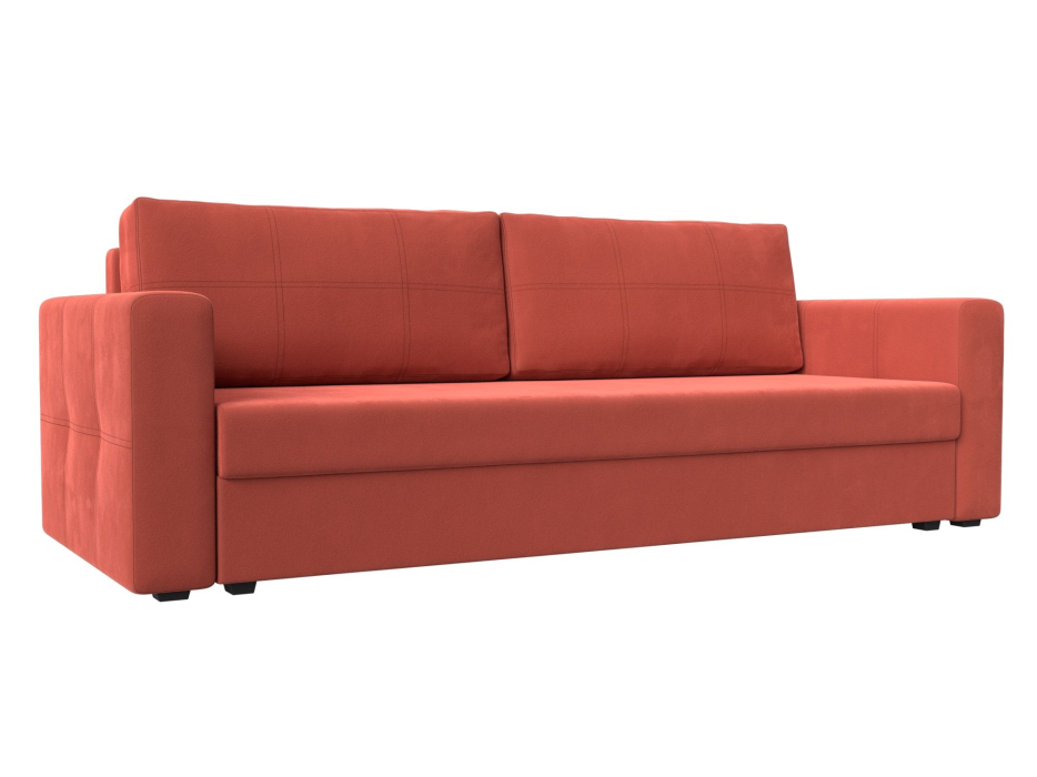 Диваны еврокнижки, Прямой диван Лига-006, микровельвет