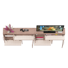 Широкая ТВ тумба Мебельный двор С1-1400