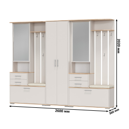 Модульная прихожая Домино № 3