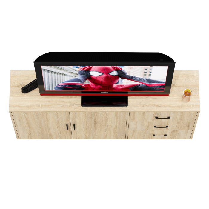 Комоды, Широкий тумба-комод с ящиками и дверками РВК 123-1604