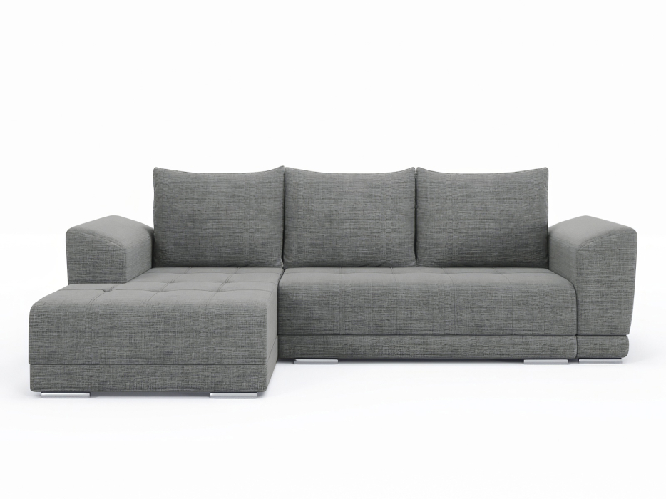 Диваны угловые в гостиную, Диван-кровать угловой Рентон еврокнижка, рогожка Люкс