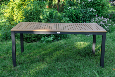 Обеденный стол OSCAR со столешницей из тика