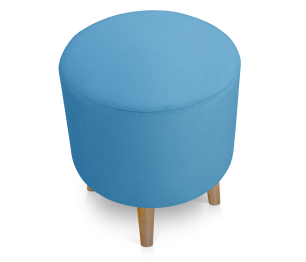 Пуфик круглый Ронд на высоких ножках, микровелюр