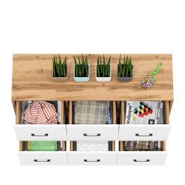 Комод 6-ть ящиков РВК 127-1204