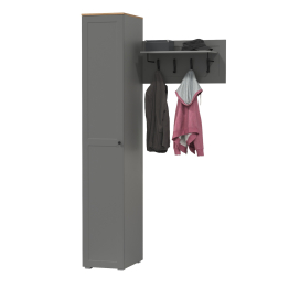 Шкаф-пенал с вешалкой для верхней одежды Остин