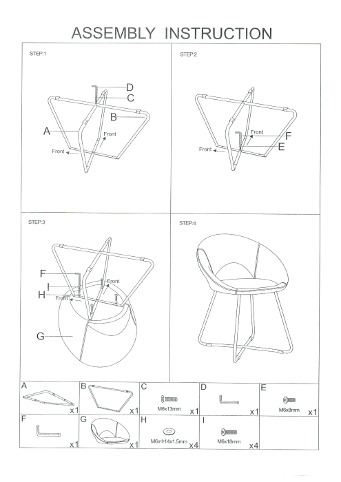 Стулья, Стул Refuge (золотой)