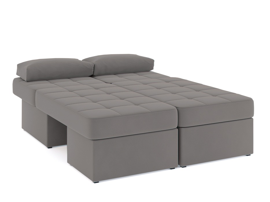 Диваны угловые в гостиную, Диван-кровать угловой Оливер еврокнижка-трансформер, велюр