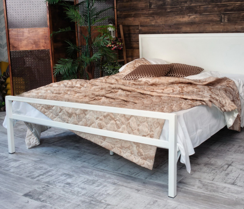 Кровати 90 см, Кровать в стиле лофт Лоренцо 0.9 (Белый)