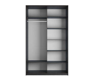 Шкаф Прайм дуо ДСП+зеркало 2300 х 1600 х 570