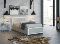 Кровати 90 см, Кровать Титан Лофт 90 белый