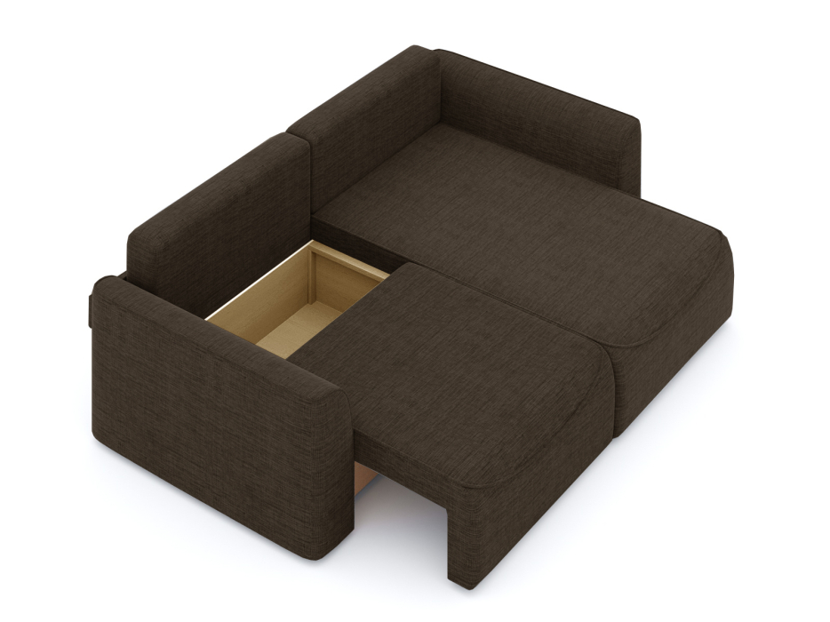 Диваны угловые в гостиную, Диван-кровать угловой Рафаэль еврокнижка НПБ, рогожка Люкс