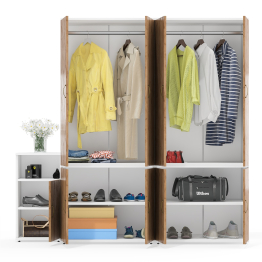 Набор шкафов и тумба с нишей Лидер-8 № 37