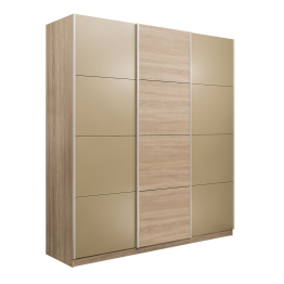Шкаф-купе Прайм 3-х дверный Стекла фисташка/ДСП/Доводчики 180х57х230
