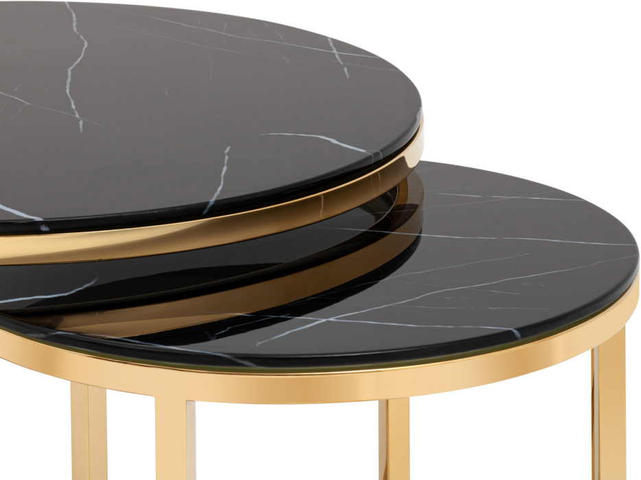 Журнальные столики, Набор журнальных столиков STOOL GROUP Селена 60 и 45 см