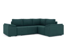 Диваны угловые в гостиную, Диван-кровать угловой Хавьер 1 ПБ еврокнижка, велюр
