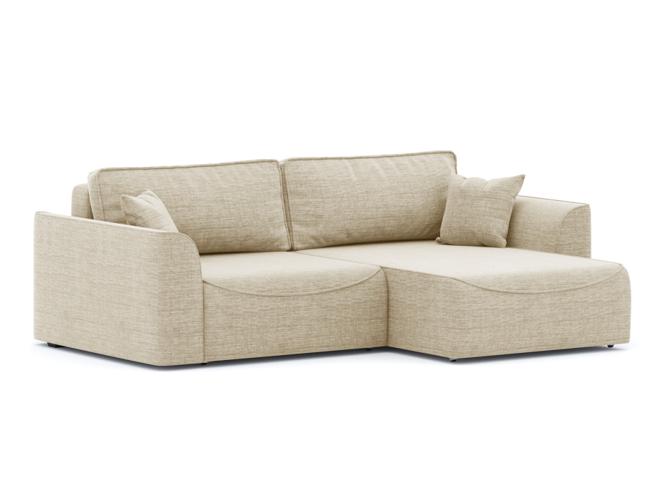 Диваны угловые в гостиную, Диван-кровать угловой Рафаэль еврокнижка НПБ, рогожка Люкс